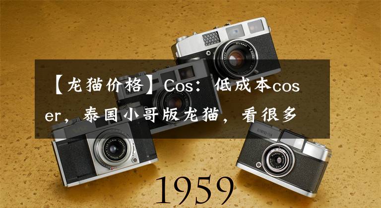 【龙猫价格】Cos：低成本coser，泰国小哥版龙猫，看很多遍才恍然大悟