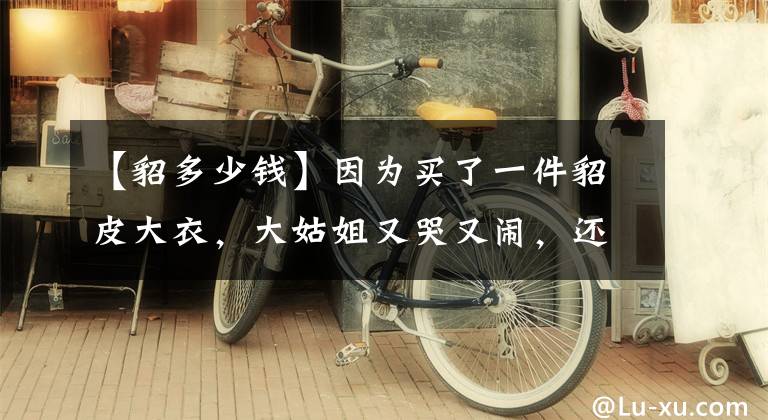 【貂多少钱】因为买了一件貂皮大衣,大姑姐又哭又闹,还砸东西