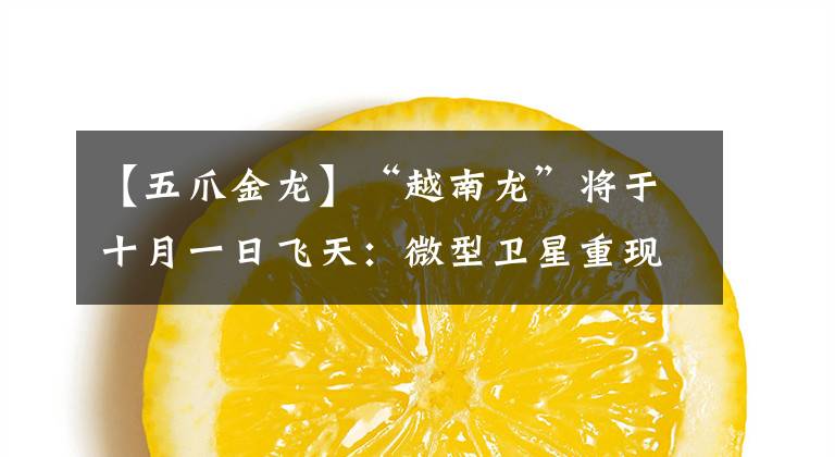 【五爪金龙】“越南龙”将于十月一日飞天：微型卫星重现大南帝国五爪金龙之威