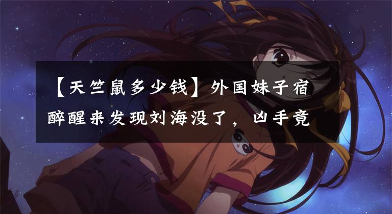 【天竺鼠多少钱】外国妹子宿醉醒来发现刘海没了，凶手竟是宠物豚鼠？