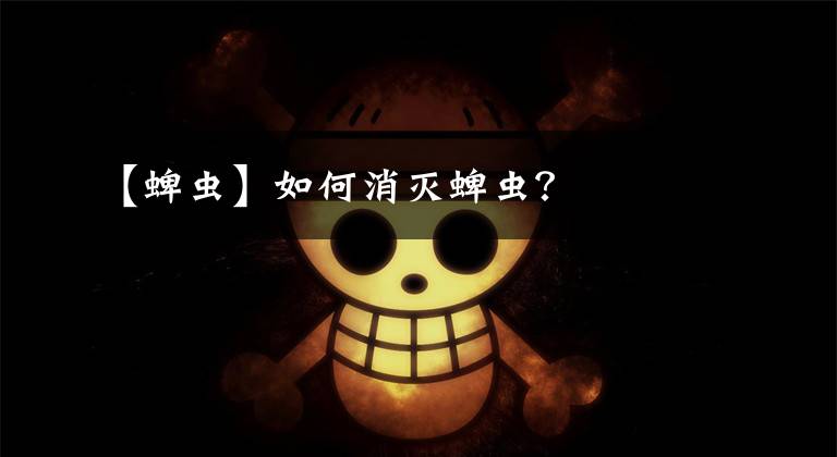 【蜱虫】如何消灭蜱虫？