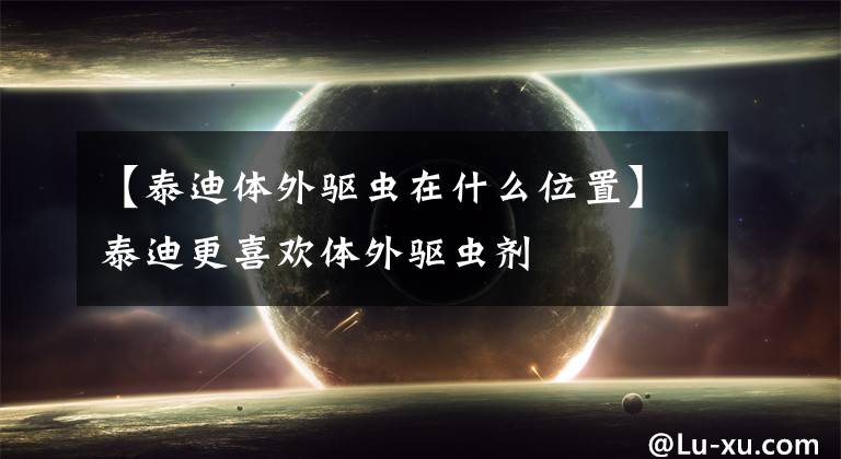 【泰迪体外驱虫在什么位置】泰迪更喜欢体外驱虫剂