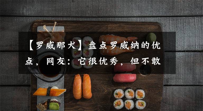 【罗威那犬】盘点罗威纳的优点，网友：它很优秀，但不敢养