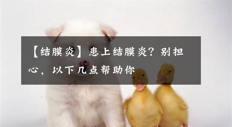 【结膜炎】患上结膜炎？别担心，以下几点帮助你