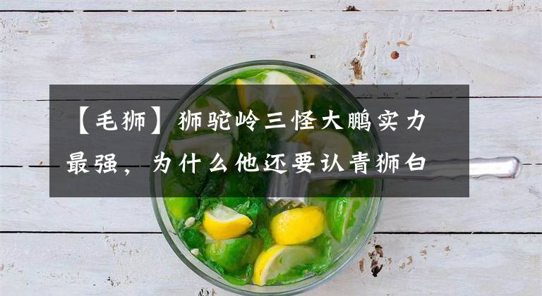 【毛狮】狮驼岭三怪大鹏实力最强,为什么他还要认青狮白象当大哥?