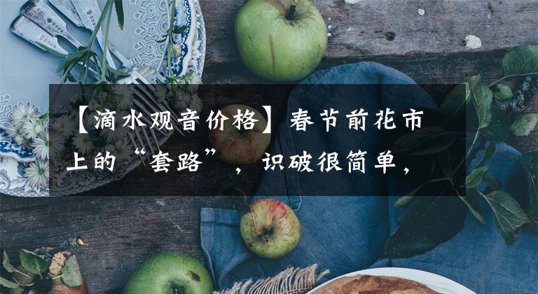 【滴水观音价格】春节前花市上的“套路”，识破很简单，再便宜也不买