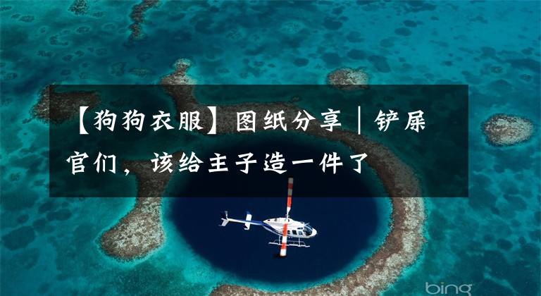 【狗狗衣服】图纸分享｜铲屎官们，该给主子造一件了