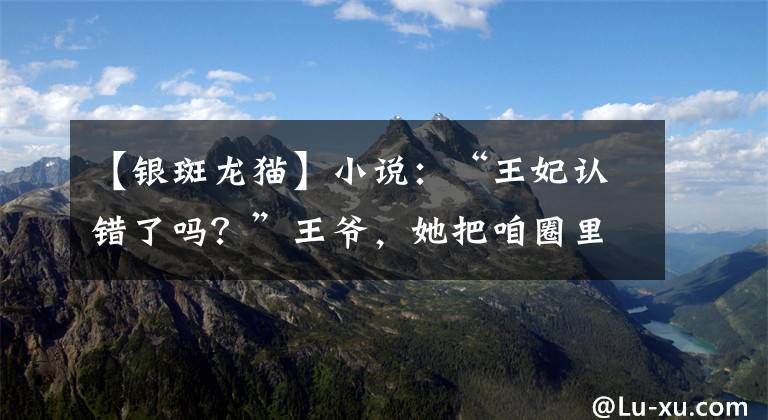 【银斑龙猫】小说:“王妃认错了吗?”王爷,她把咱圈里的鸡鸭鹅猪全吃了