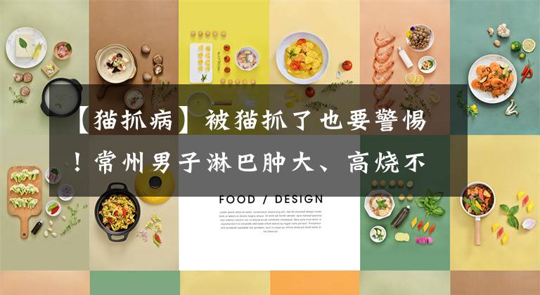 【猫抓病】被猫抓了也要警惕!常州男子淋巴肿大、高烧不退,一查竟是猫抓病!