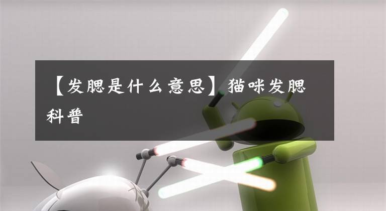 【发腮是什么意思】猫咪发腮科普