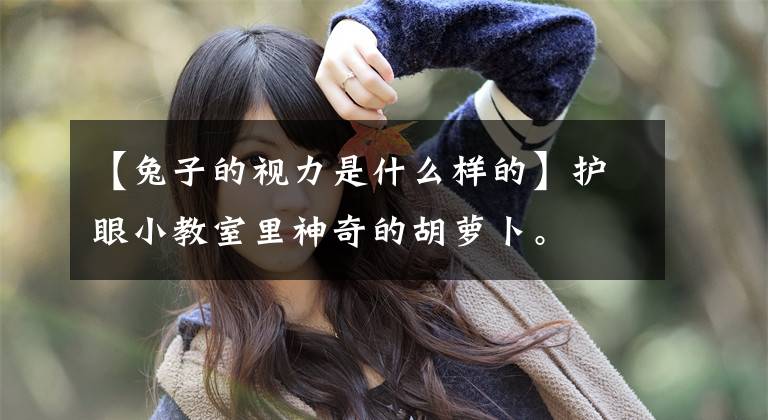 【兔子的视力是什么样的】护眼小教室里神奇的胡萝卜。