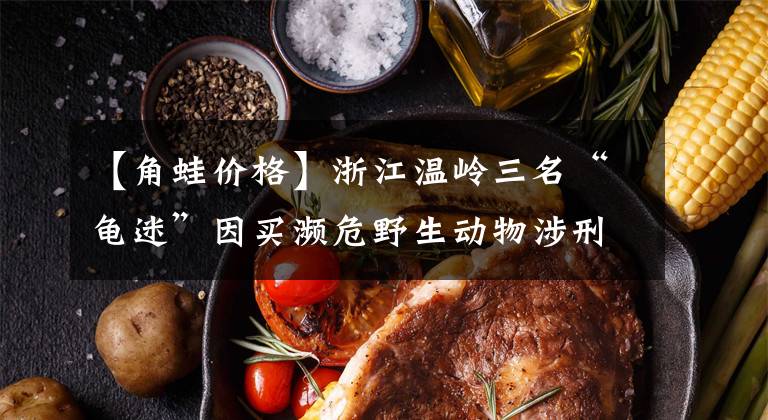 【角蛙价格】浙江温岭三名“龟迷”因买濒危野生动物涉刑