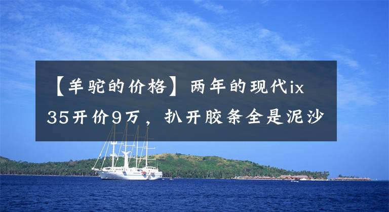 【羊驼的价格】两年的现代ix35开价9万，扒开胶条全是泥沙，买主：郑州拉来的吧