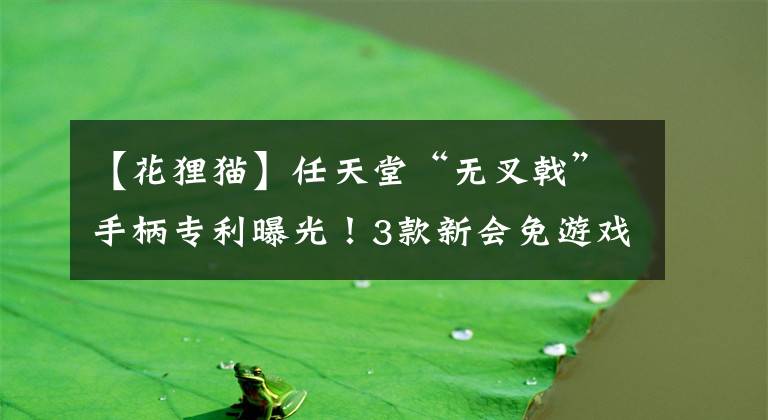 【花狸猫】任天堂“无叉戟”手柄专利曝光!3款新会免游戏现已上线