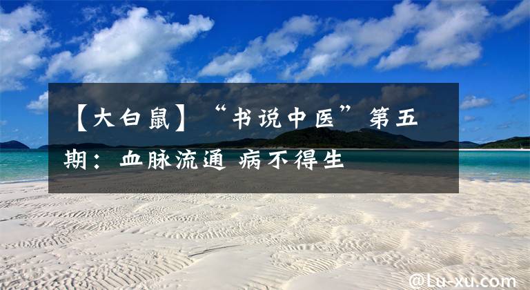【大白鼠】“书说中医”第五期:血脉流通 病不得生