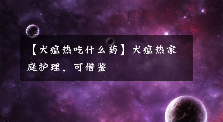 【犬瘟热吃什么药】犬瘟热家庭护理,可借鉴