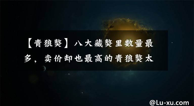 【青狼獒】八大藏獒里数量最多,卖价却也最高的青狼獒太凶悍