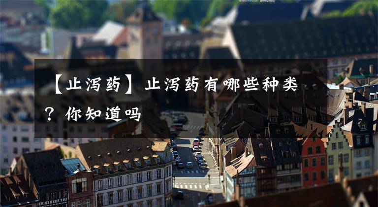 【止泻药】止泻药有哪些种类?你知道吗