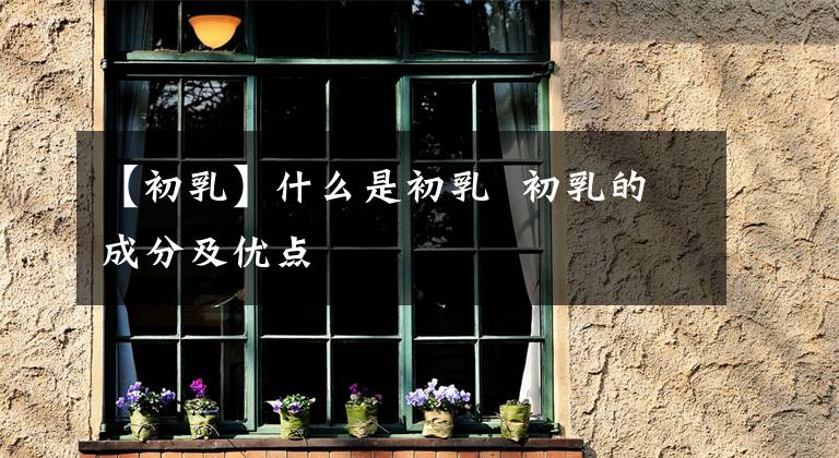 【初乳】什么是初乳 初乳的成分及优点