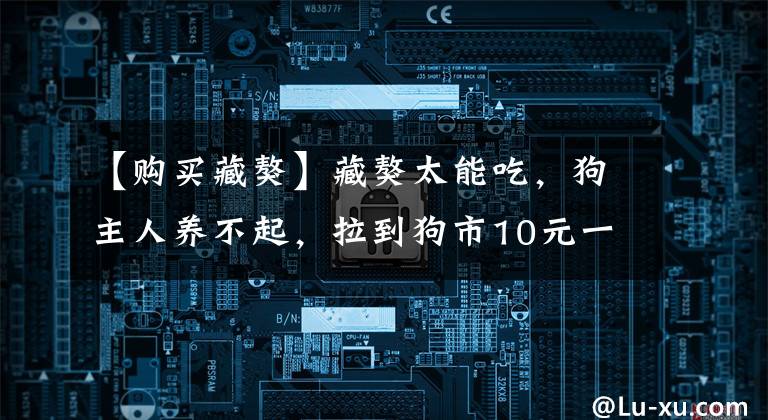 【购买藏獒】藏獒太能吃，狗主人养不起，拉到狗市10元一斤的卖给肉狗商贩！