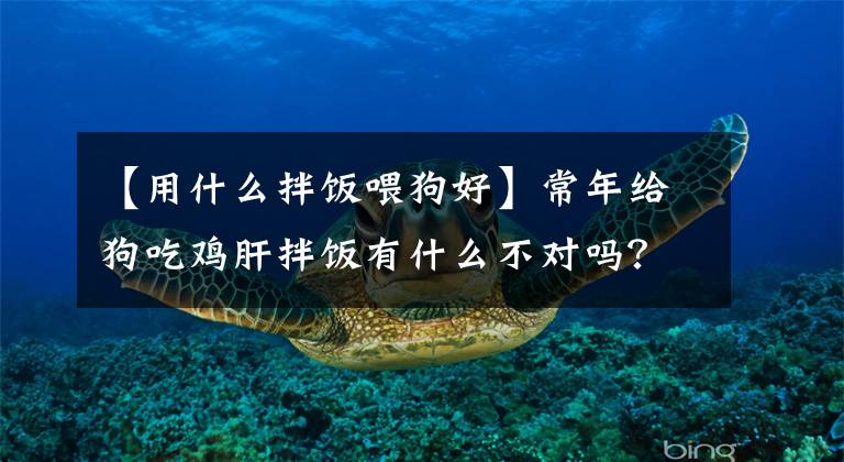 【用什么拌饭喂狗好】常年给狗吃鸡肝拌饭有什么不对吗?