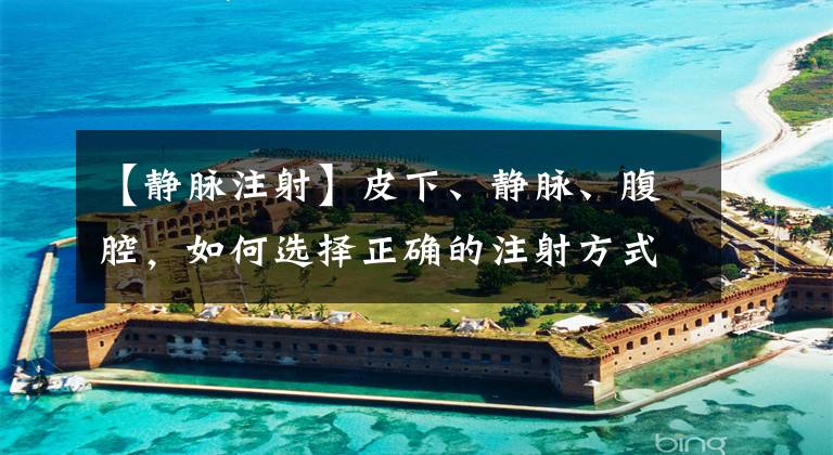 【静脉注射】皮下、静脉、腹腔，如何选择正确的注射方式？