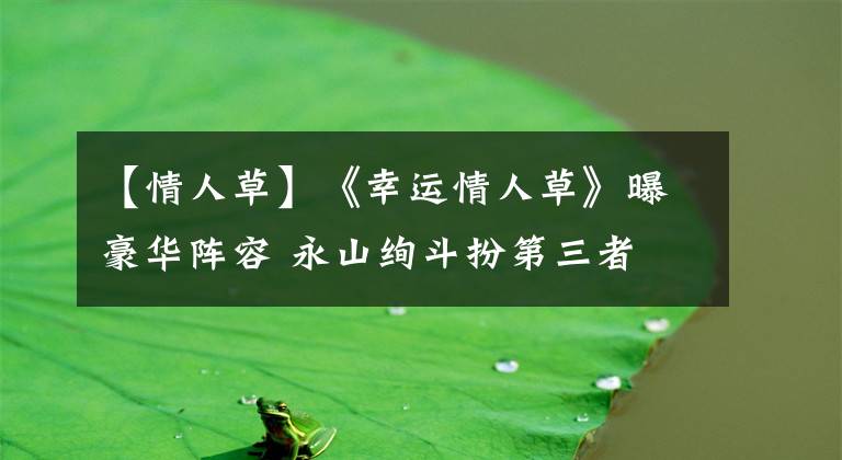 【情人草】《幸运情人草》曝豪华阵容 永山绚斗扮第三者