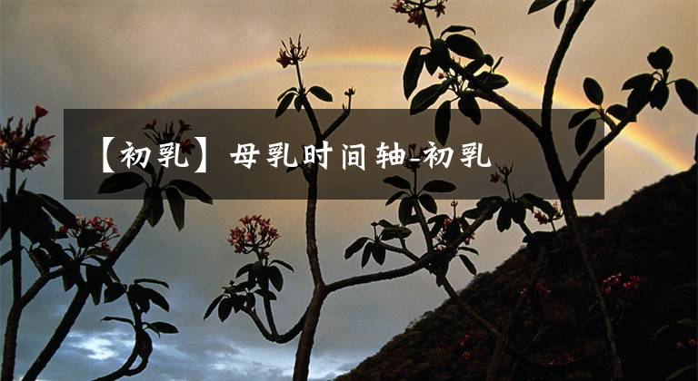 【初乳】母乳时间轴-初乳