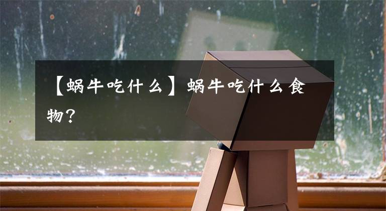 【蜗牛吃什么】蜗牛吃什么食物?