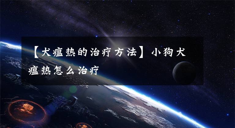 【犬瘟热的治疗方法】小狗犬瘟热怎么治疗