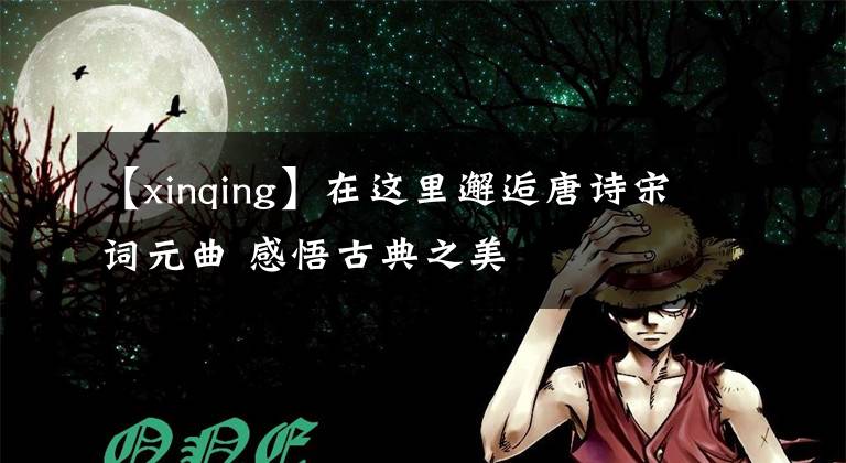 【xinqing】在这里邂逅唐诗宋词元曲 感悟古典之美