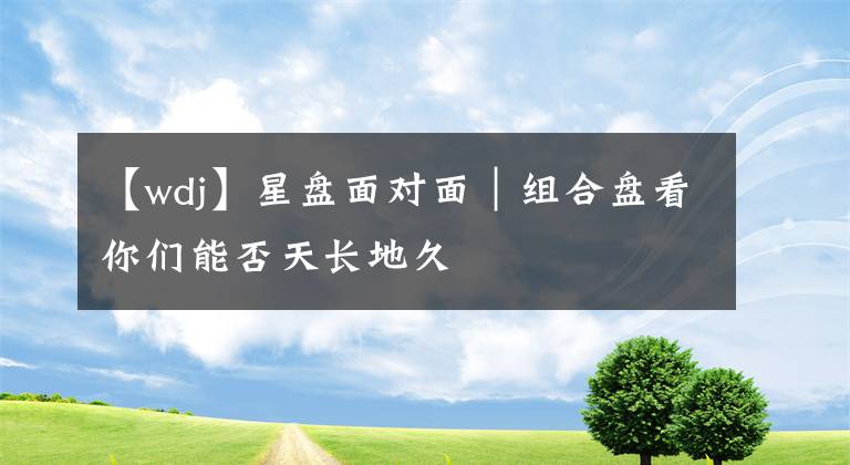 【wdj】星盘面对面|组合盘看你们能否天长地久