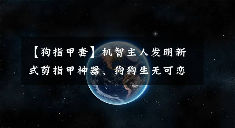 【狗指甲套】机智主人发明新式剪指甲神器,狗狗生无可恋,但没有任何反抗余地