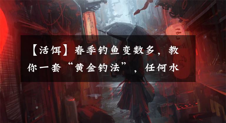 【活饵】春季钓鱼变数多，教你一套“黄金钓法”，任何水面都能“爆护”