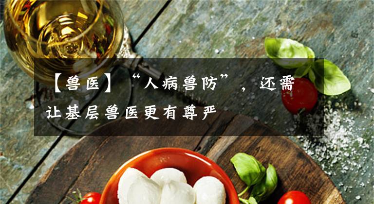 【兽医】“人病兽防”，还需让基层兽医更有尊严