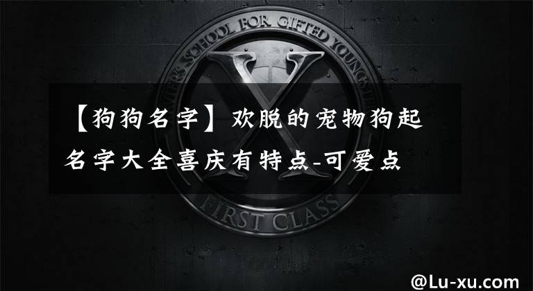 【狗狗名字】欢脱的宠物狗起名字大全喜庆有特点-可爱点