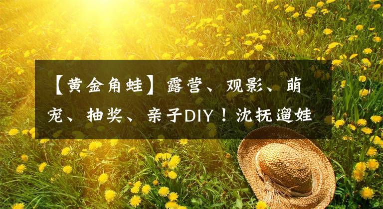 【黄金角蛙】露营、观影、萌宠、抽奖、亲子DIY！沈抚遛娃胜地等你来