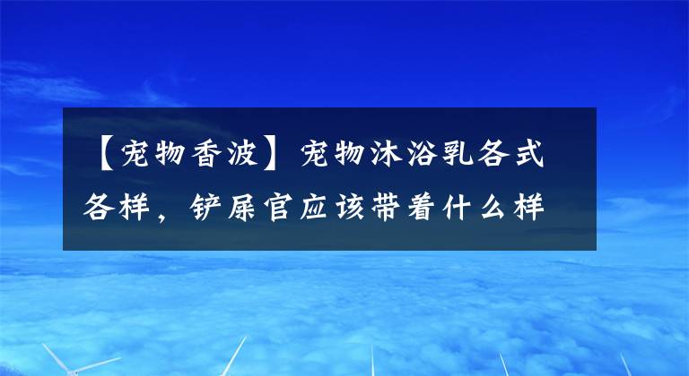 【宠物香波】宠物沐浴乳各式各样，铲屎官应该带着什么样的目的去挑选呢？