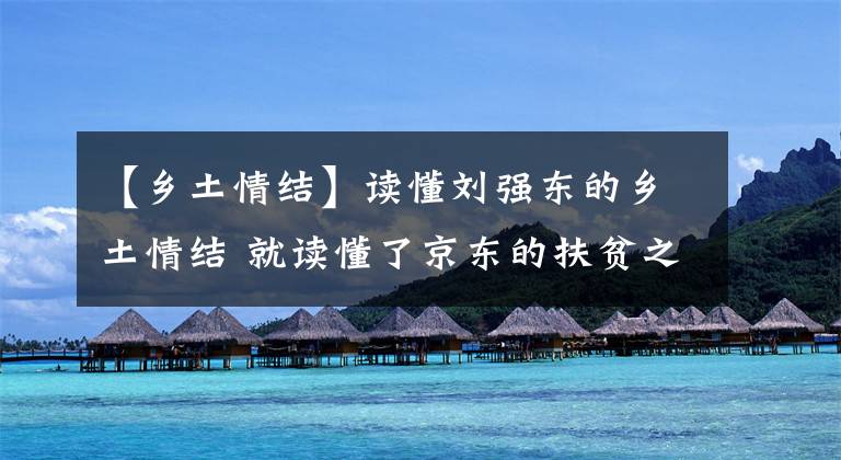 【乡土情结】读懂刘强东的乡土情结 就读懂了京东的扶贫之路