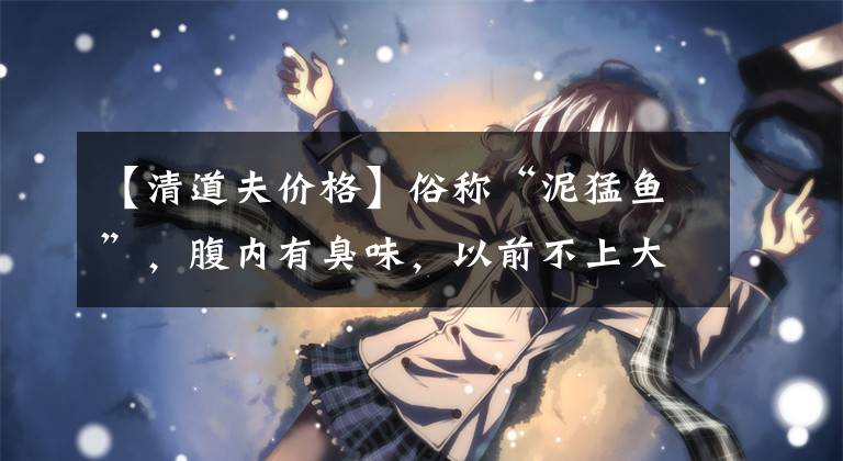 【清道夫价格】俗称“泥猛鱼”，腹内有臭味，以前不上大席，现在一斤能卖60元