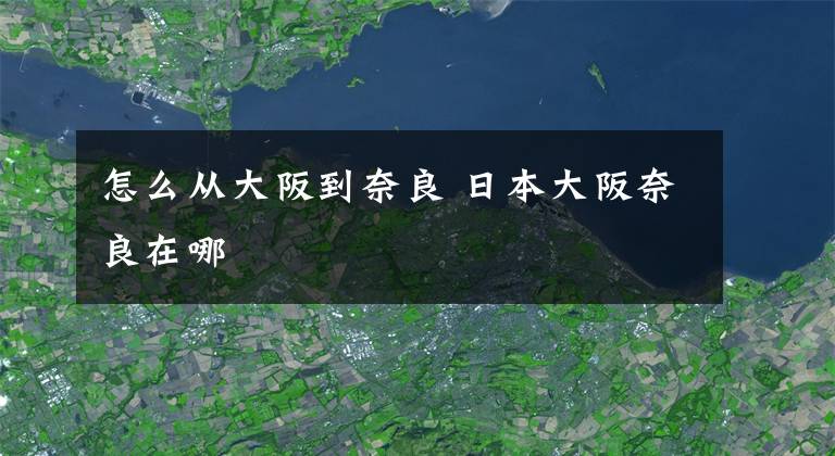 怎么从大阪到奈良 日本大阪奈良在哪