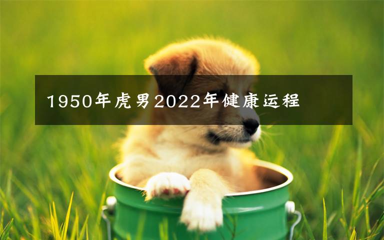 1950年虎男2022年健康运程