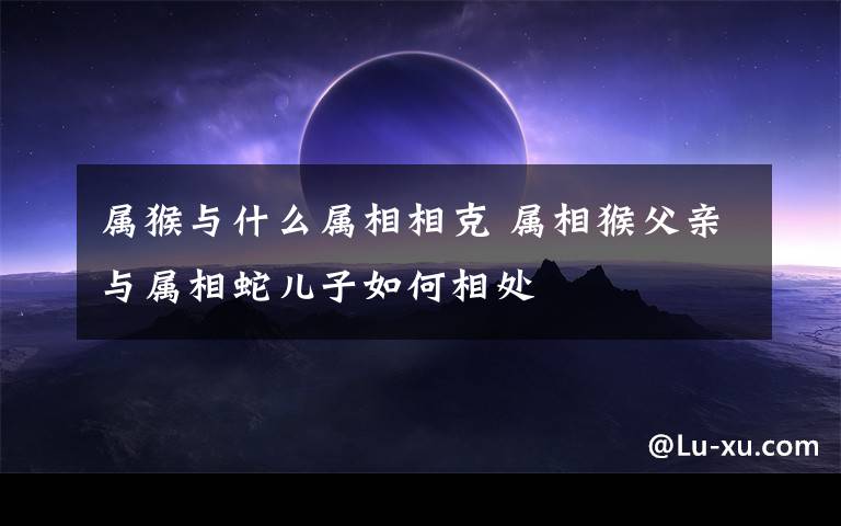 属猴与什么属相相克 属相猴父亲与属相蛇儿子如何相处