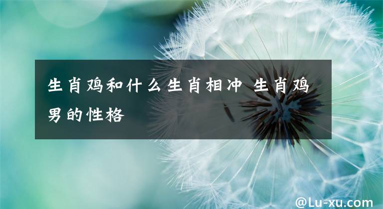 生肖鸡和什么生肖相冲 生肖鸡男的性格