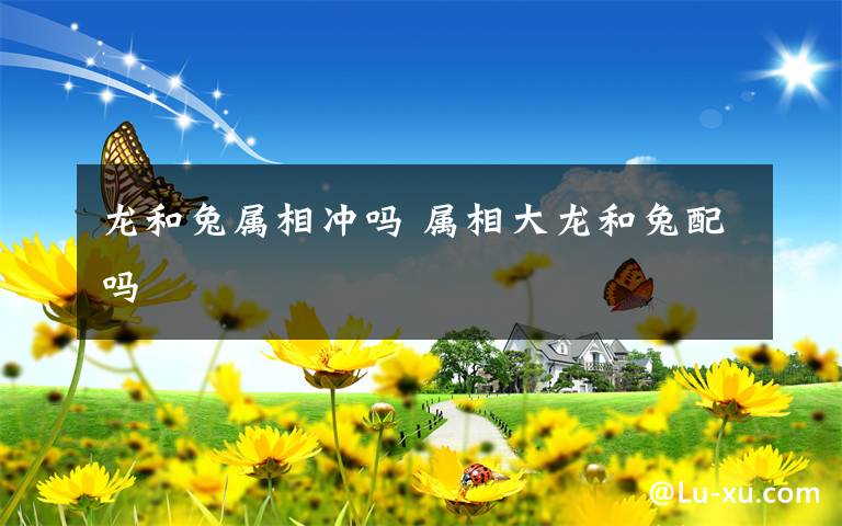 龙和兔属相冲吗 属相大龙和兔配吗