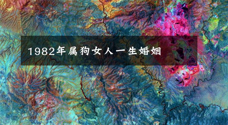 1982年属狗女人一生婚姻