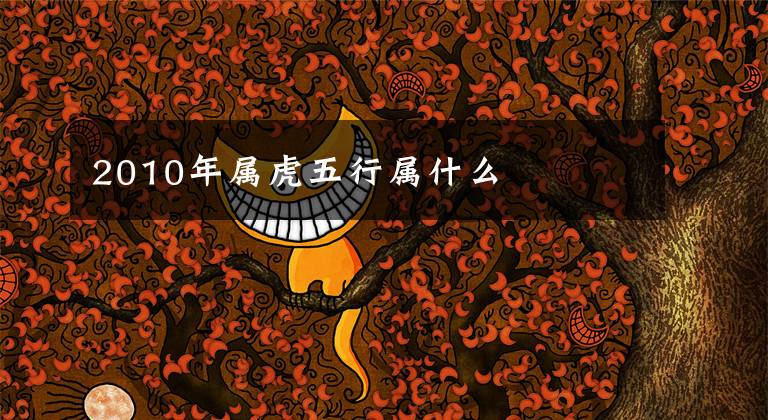 2010年属虎五行属什么
