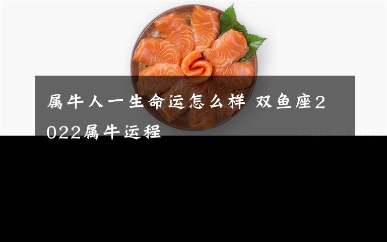 属牛人一生命运怎么样 双鱼座2022属牛运程