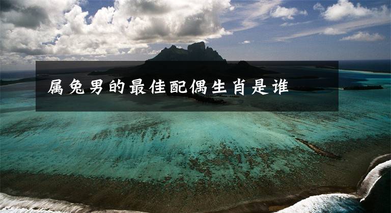 属兔男的最佳配偶生肖是谁