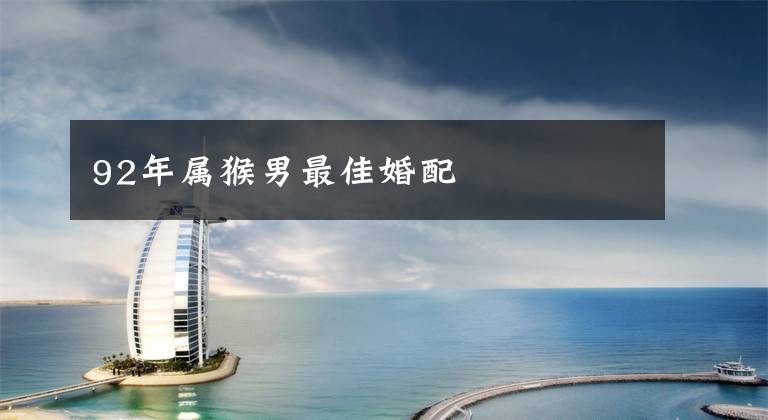 92年属猴男最佳婚配